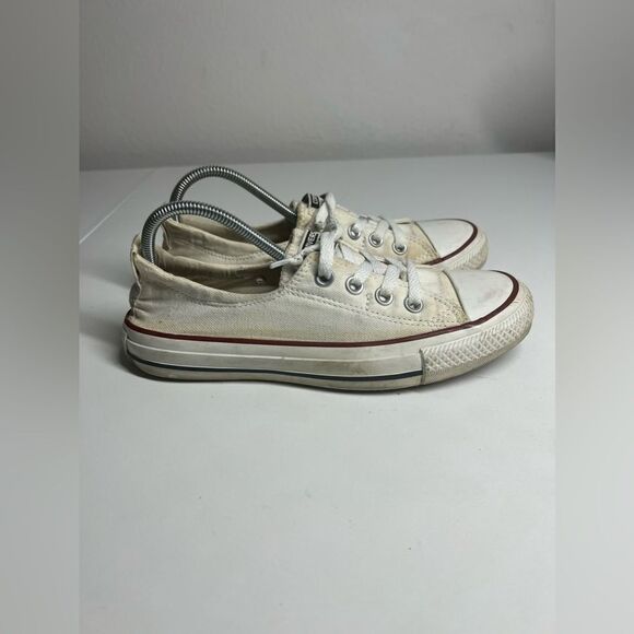 Converse Shoreline Slip-On Shoe Womens 7 White Chuck Taylor 537084F Sneaker - Picture 3 of 9